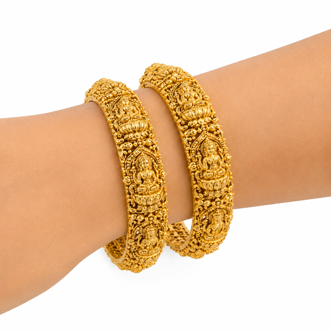 Gold Bangle 1 – The Royal Antique Kada