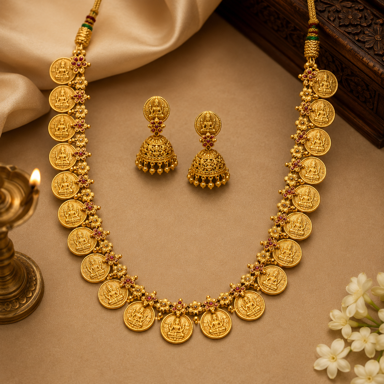 Bridal Set 8 – The Gold Leaf Elegance Bridal Set