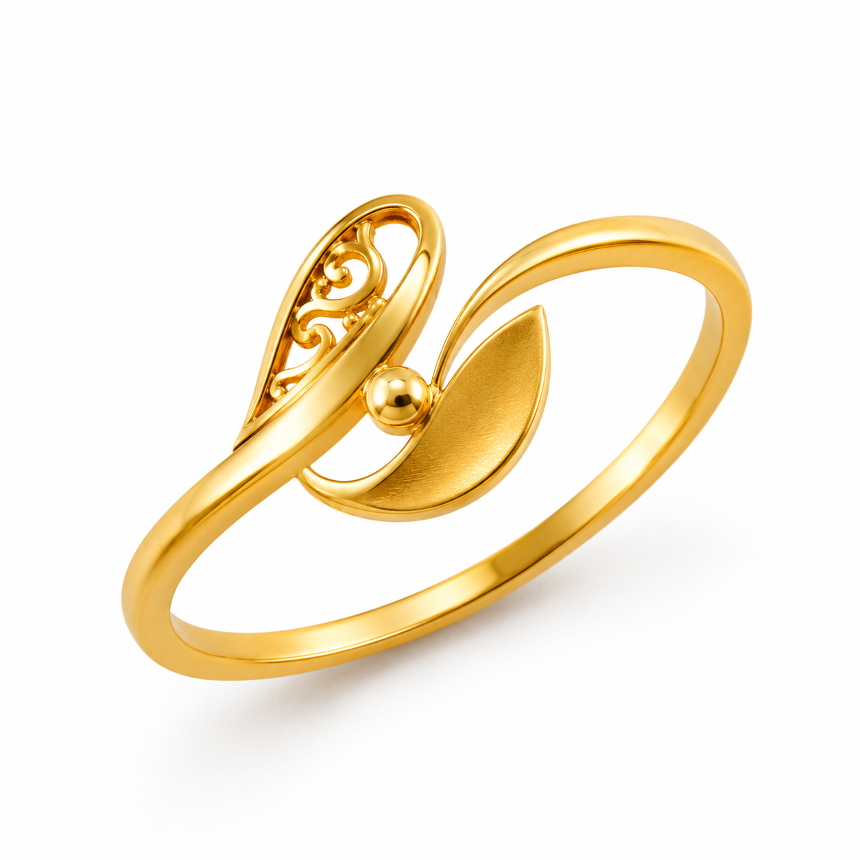 Gold Ring 1 – The Classic Solitaire Band